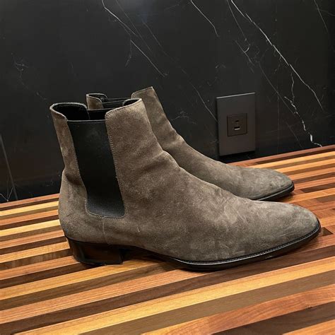 saint laurent wyatt boot replica|wyatt 40 suede chelsea boot.